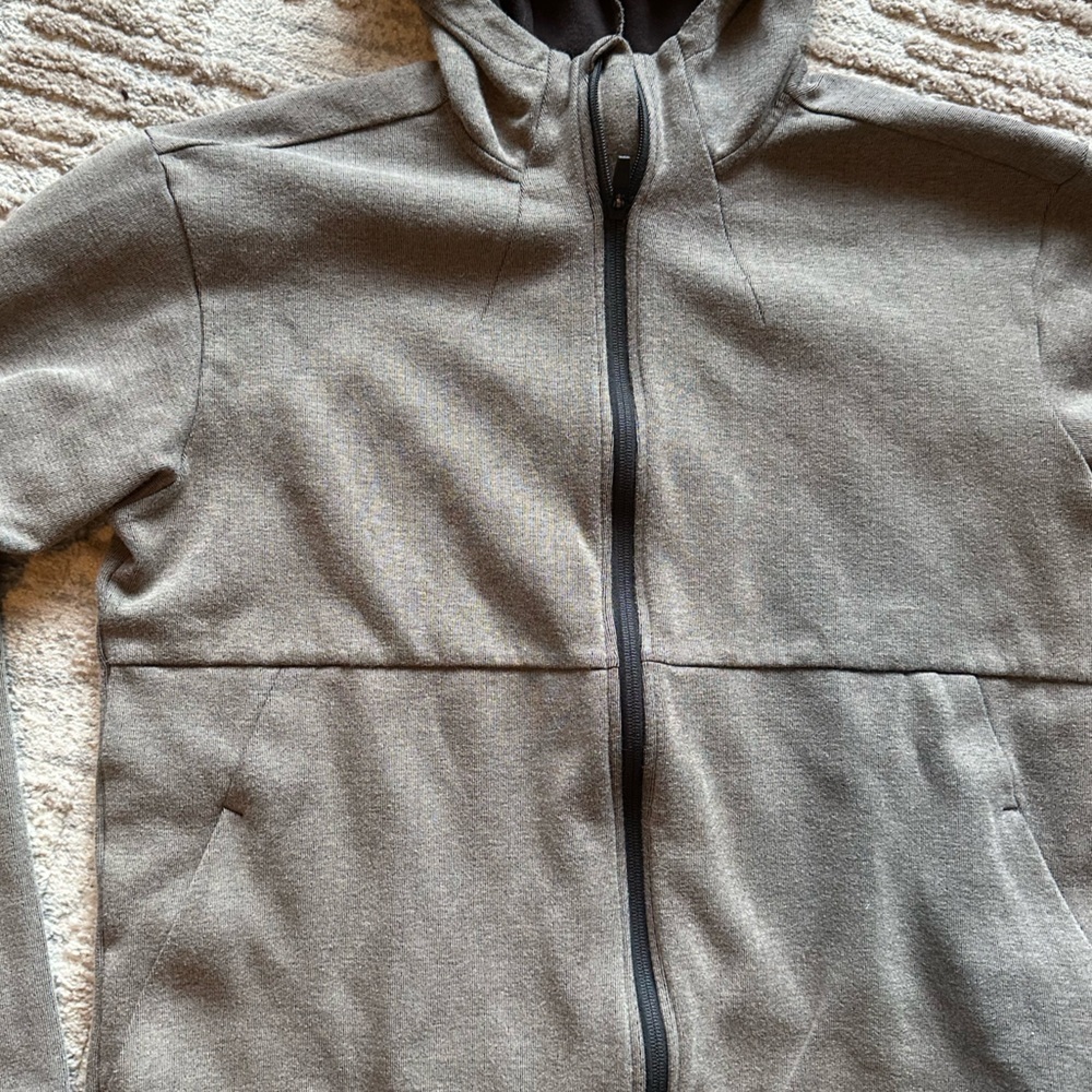 REI outdoor taupe colored zip up jacket - Picture 2 of 12